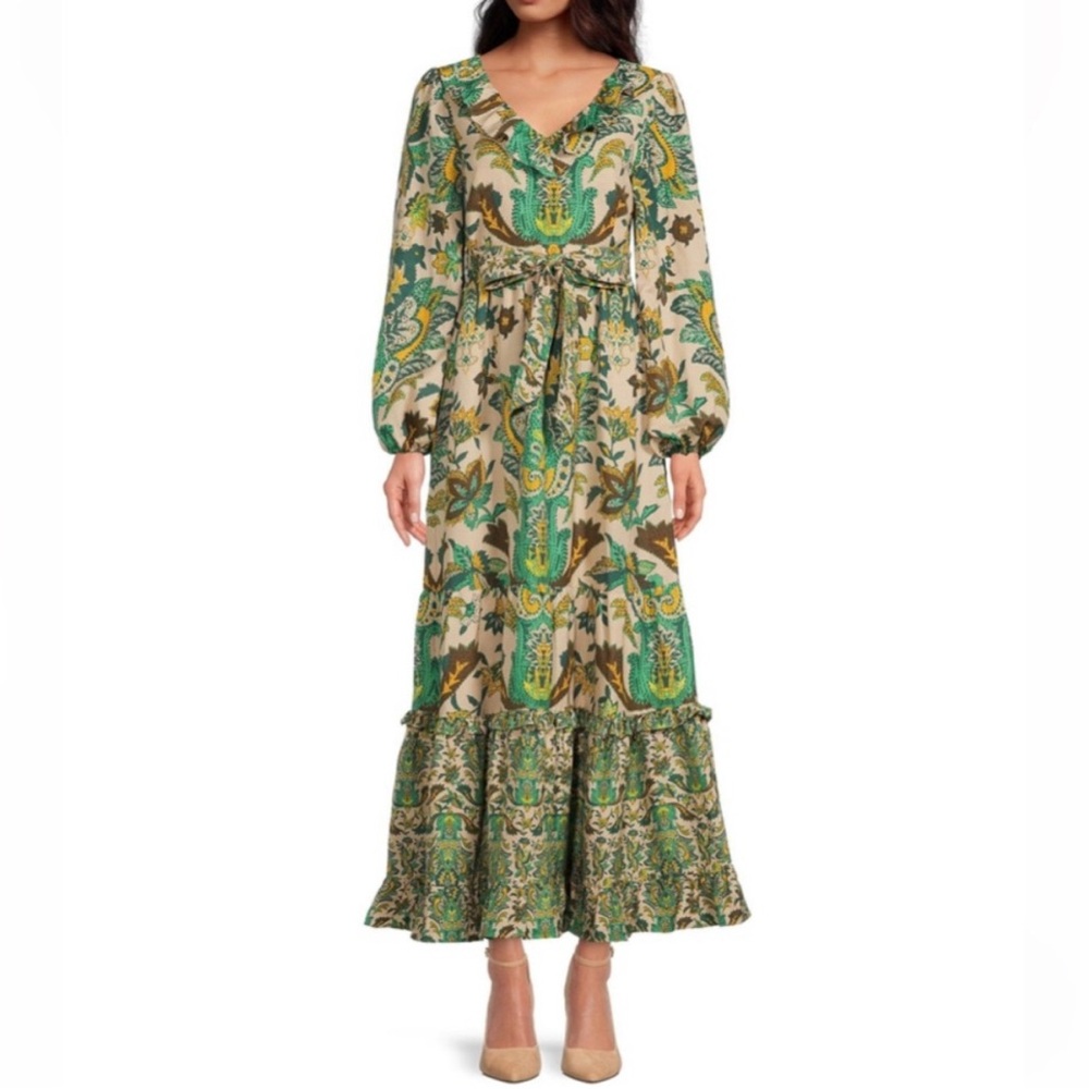 A Loves A Long Sleeve Maxi Dress
